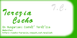 terezia cseho business card